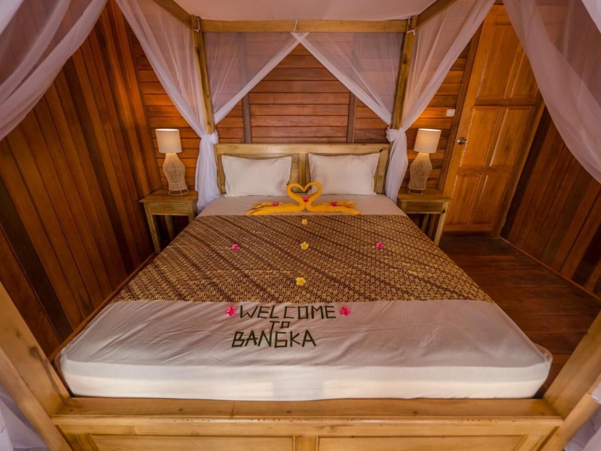 Banglo 30 m² dengan 1 bilik tidur dan 1 bilik mandi peribadi di Pulau Bangka Totohe Luaran gambar